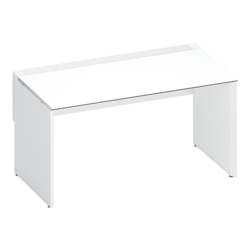 ワークヴィスタ+片面固定式W140D80白脚W