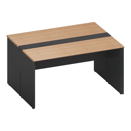 ワークヴィスタ+両面固定式W140D60黒脚M