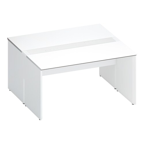 ワークヴィスタ+両面固定式W140D70白脚W