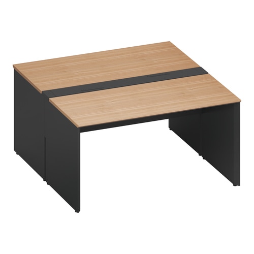 ワークヴィスタ+両面固定式W140D80黒脚M