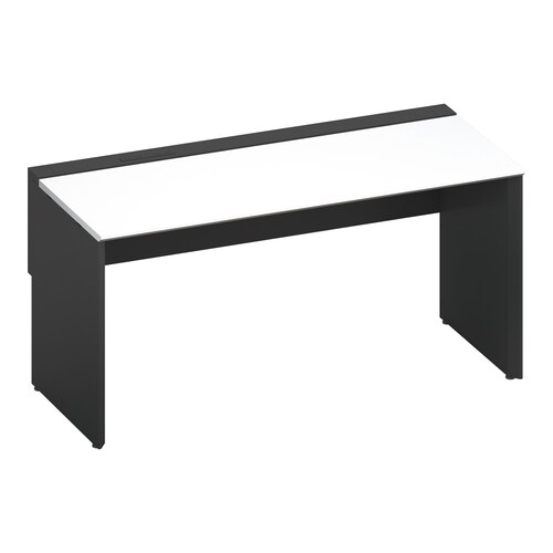 ワークヴィスタ+片面固定式W150D70黒脚W