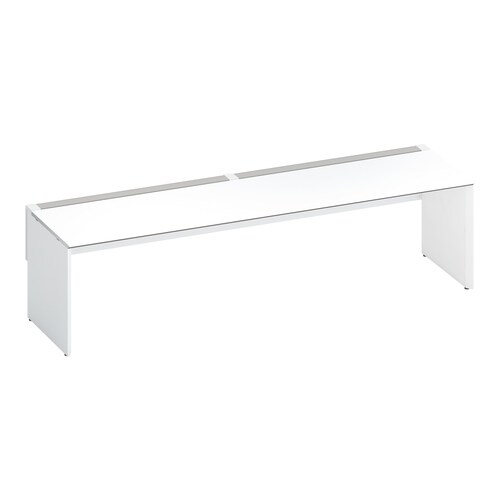 ワークヴィスタ+片面開閉式W280D80白脚W