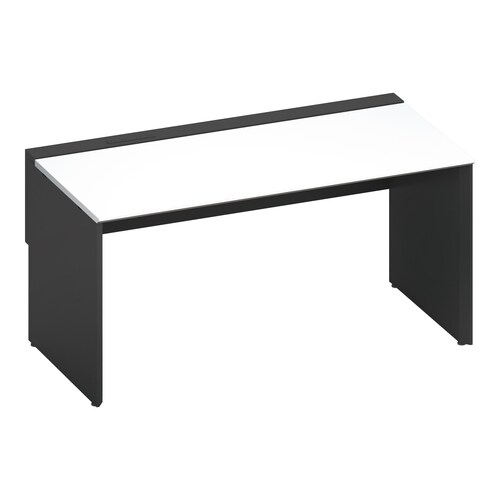 ワークヴィスタ+片面固定式W150D80黒脚W