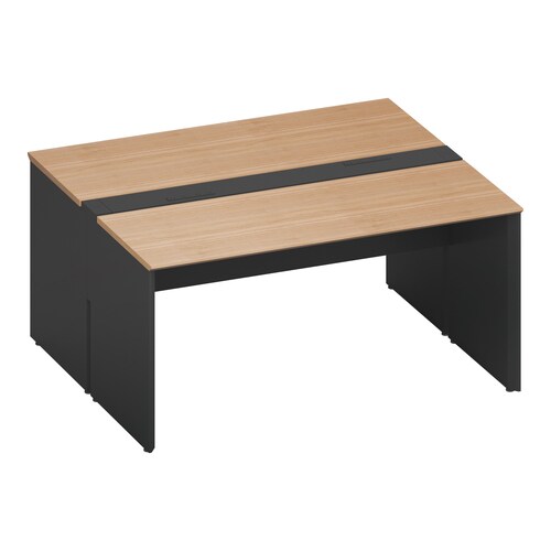 ワークヴィスタ+両面固定式W150D70黒脚M