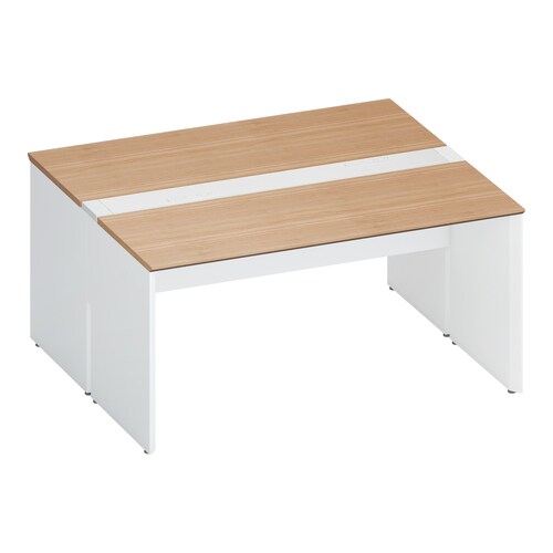 ワークヴィスタ+両面固定式W150D70白脚M