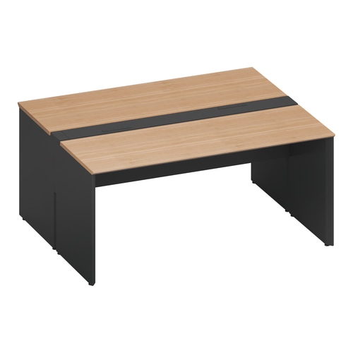 ワークヴィスタ+両面固定式W160D70黒脚M