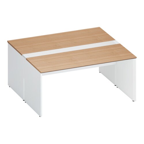 ワークヴィスタ+両面固定式W160D80白脚M