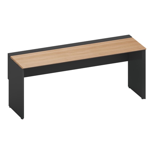 ワークヴィスタ+片面固定式W180D60黒脚M