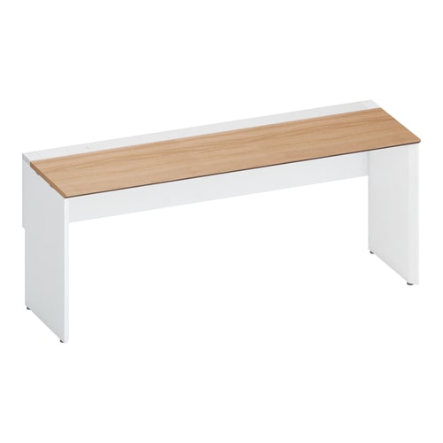 ワークヴィスタ+片面固定式W180D60白脚M