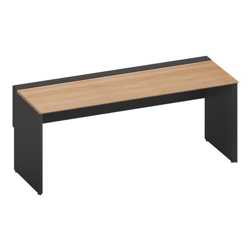 ワークヴィスタ+片面固定式W180D70黒脚M