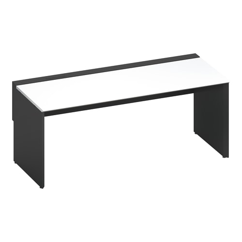 ワークヴィスタ+片面固定式W180D80黒脚W