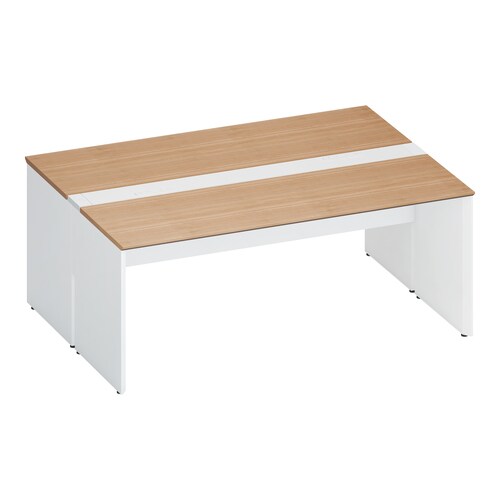 ワークヴィスタ+両面固定式W180D70白脚M