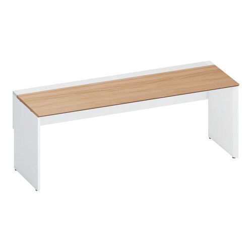 ワークヴィスタ+片面固定式W200D70白脚M