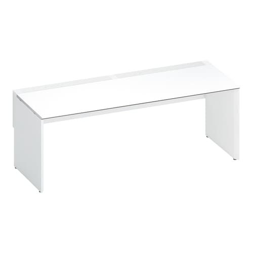 ワークヴィスタ+片面固定式W200D80白脚W