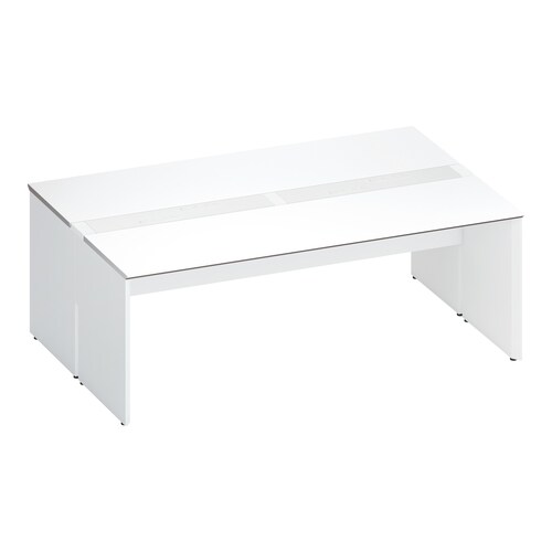 ワークヴィスタ+両面固定式W200D70白脚W