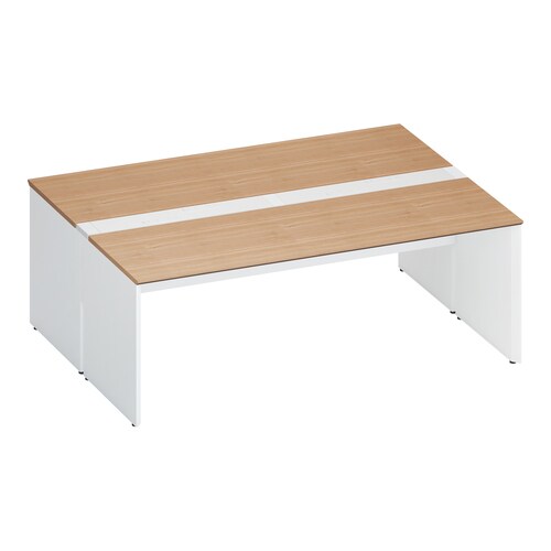 ワークヴィスタ+両面固定式W200D80白脚M