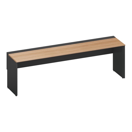 ワークヴィスタ+片面固定式W240D60黒脚M