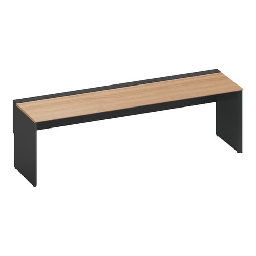 ワークヴィスタ+片面固定式W240D70黒脚M