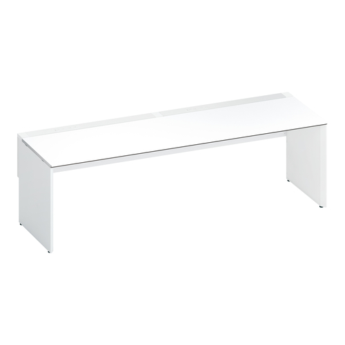 ワークヴィスタ+片面固定式W240D80白脚W