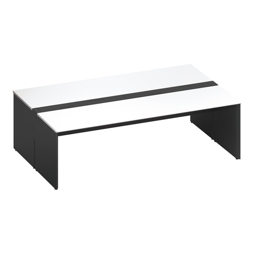 ワークヴィスタ+両面固定式W240D80黒脚W