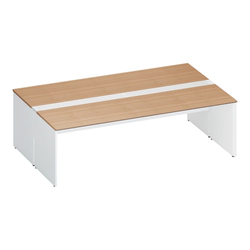 ワークヴィスタ+両面固定式W240D80白脚M