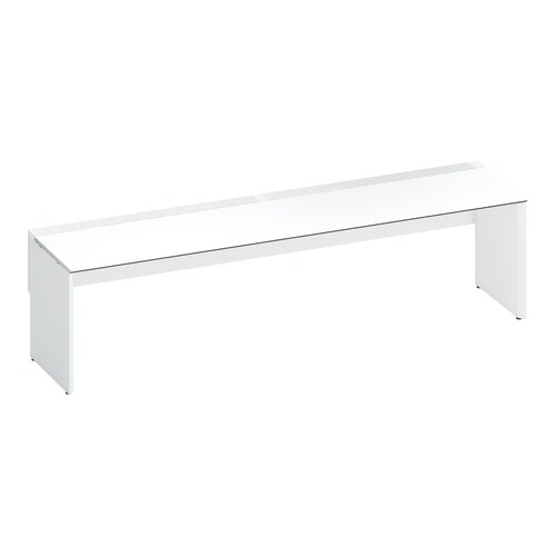 ワークヴィスタ+片面固定式W280D70白脚W