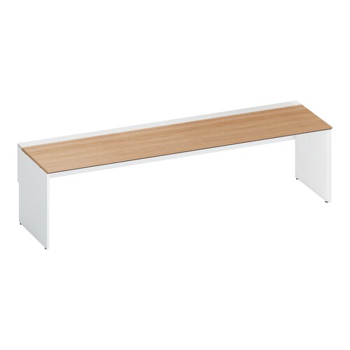 ワークヴィスタ+片面固定式W280D80白脚M