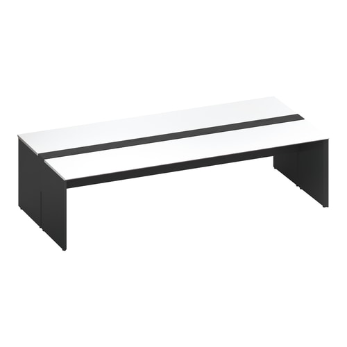 ワークヴィスタ+両面固定式W280D70黒脚W