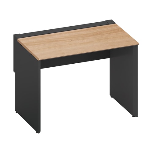 ワークヴィスタ+片面開閉式W100D70黒脚M