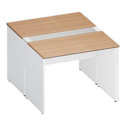 ワークヴィスタ+両面開閉式W100D70白脚M