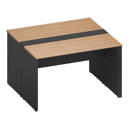 ワークヴィスタ+両面開閉式W120D60黒脚M