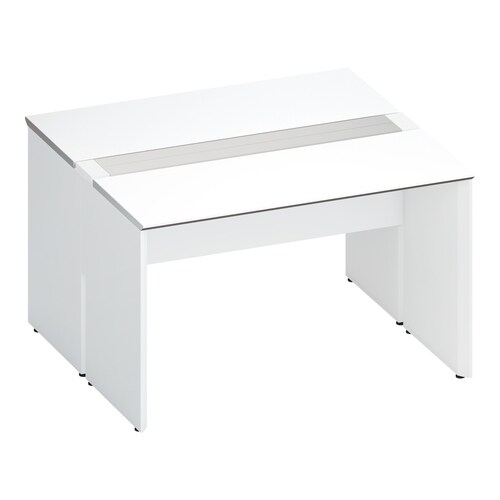 ワークヴィスタ+両面開閉式W120D60白脚W