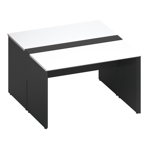 ワークヴィスタ+両面開閉式W120D70黒脚W