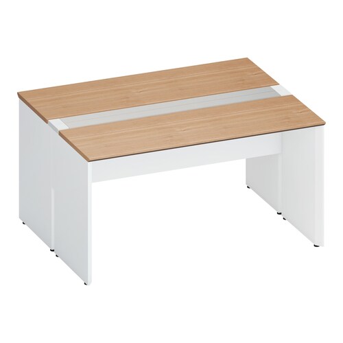 ワークヴィスタ+両面開閉式W140D60白脚M