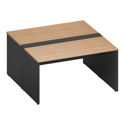 ワークヴィスタ+両面開閉式W140D80黒脚M