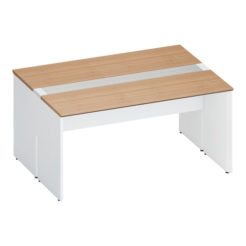 ワークヴィスタ+両面開閉式W150D60白脚M