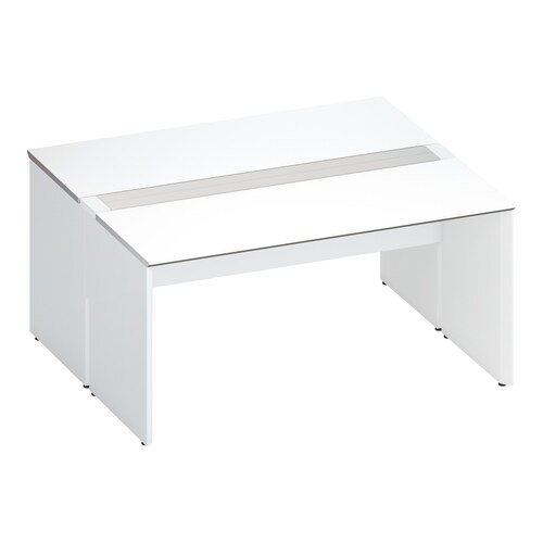 ワークヴィスタ+両面開閉式W150D70白脚W