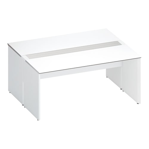 ワークヴィスタ+両面開閉式W160D70白脚W