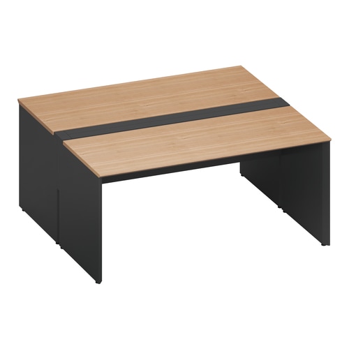 ワークヴィスタ+両面開閉式W160D80黒脚M