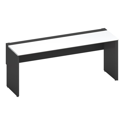 ワークヴィスタ+片面開閉式W180D60黒脚W