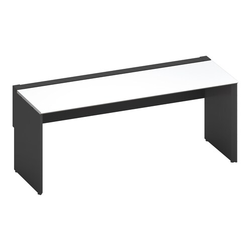 ワークヴィスタ+片面開閉式W180D70黒脚W