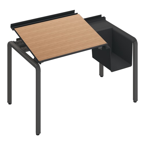 アプティスバスケット片面基本W120D70黒脚M