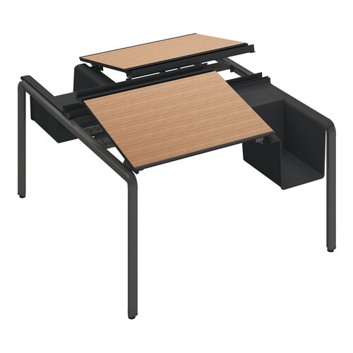 アプティスバスケット両面基本W120D140黒脚M