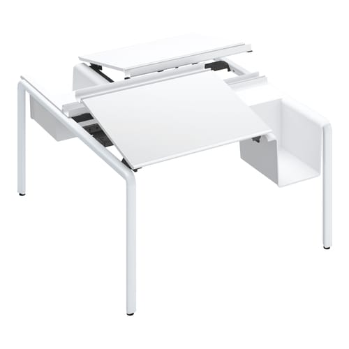 アプティスバスケット両面基本W120D140白脚W