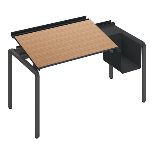 アプティスバスケット片面基本W140D70黒脚M