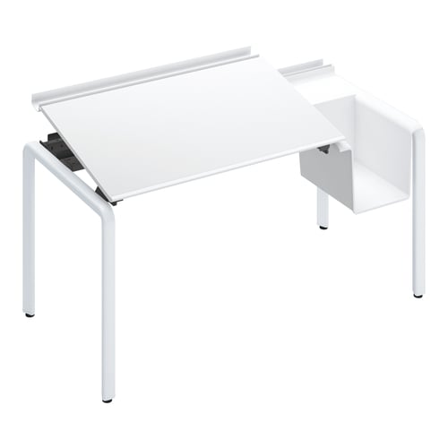 アプティスバスケット片面基本W140D70白脚W