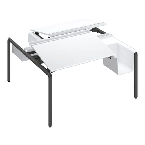 アプティスバスケット両面基本W140D140黒脚W