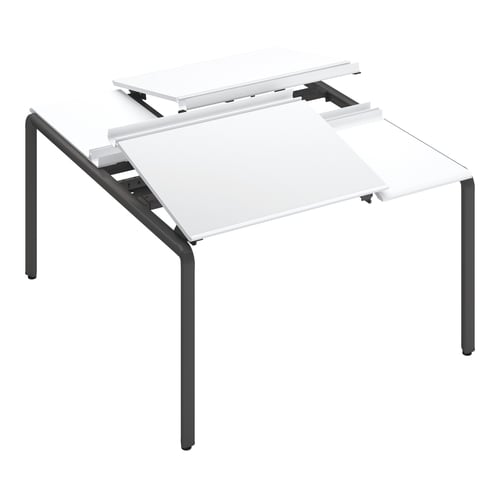 アプティストレー両面基本W120D140黒脚W