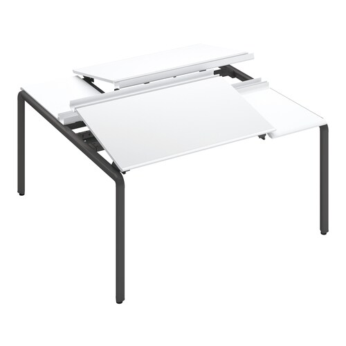 アプティストレー両面基本W140D140黒脚W