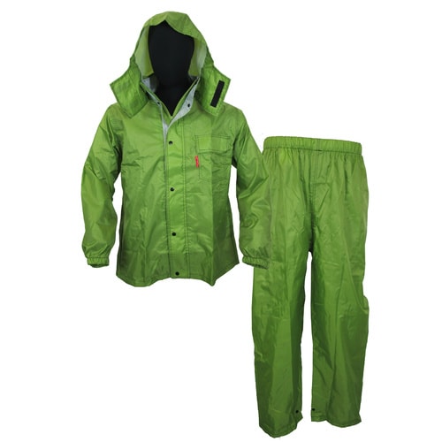 ストリームレインスーツ L グリーン